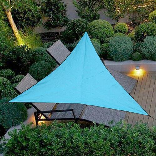 3/4/6m Outdoor Triangle Sun Shelter Sunshade Garden Patio Camping Awning Shade Tarp Travel Awning Sunshade Gazebo