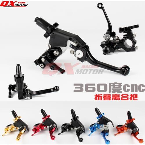 Universal CNC Adjustable Extendable Folding Clutch Lever For CR CRF XR XL 85 125 150 230 250 450 Motocross Motorcycle