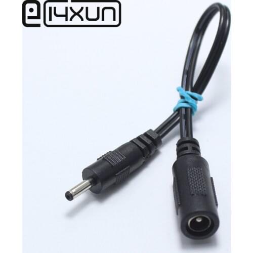 1Pcs/lot 3.0*1.1mm Male plug to 5.5*2.1mm Female Jack socket with about 17cm wire cable DC Power Splitter Adapter