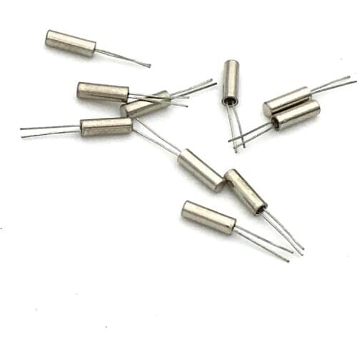 10pcs 2*6 16MHz Error 20ppm 20pF Cylinder quartz resonator