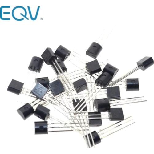 2N2222A Free shipping 100pcs in-line triode transistor NPN switching transistors TO-92 0.6A 30V NPN 2N2222