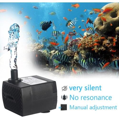 110V/220V-240V charge sitting 2.5w Mini water pump Submersible pump Fish tank Aquarium miniature Circulating filter pump