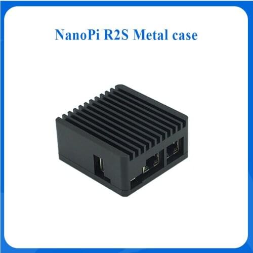 NanoPi R2S Aluminum Case Passive Cooling Allory for NanoPi R2S/R1S Metal Box Enclosure dropship