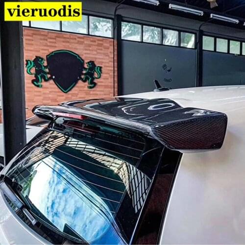 Auto Part Carbon Fiber Rear Roof Lip Spoiler Trunk Boot Wing Car Styling Fit For Volkswagen VW Scirocco 2015 2016 2017