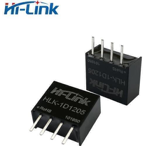 Free ship 1 pcs dc dc converter HLK-1D1205 5V 0.2A isolated power supply module with DIP-4 can replace B1205S-1W
