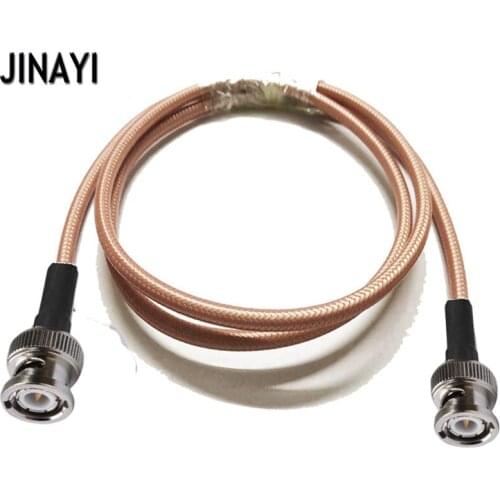 RG142 Low Loss Cable BNC Male to BNC Male RF Crimp Coax Pigtail Connector Cable 10/15/20/30/50CM 1/2/3/5/10M
