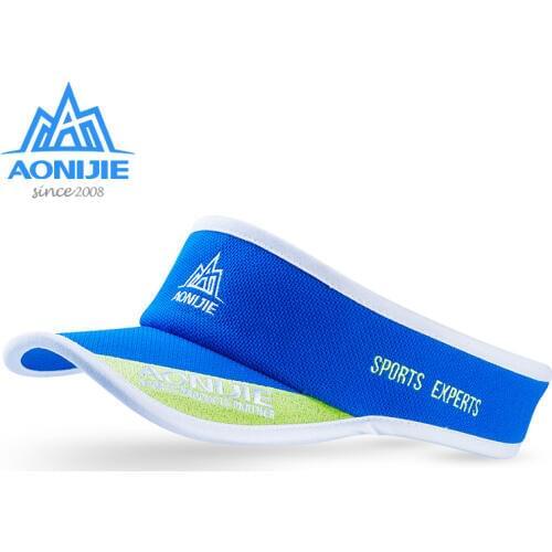 AONIJIE Women Men Summer Outdoor Sport Marathon Visor Cap Ultralight Quick Dry Running Hat Golf Tennis Anti UV cap 3 color