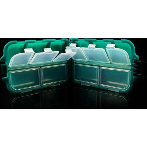 Square Fish Hook Bait Lure Box Multi-Compartments Fishing Tackle Storage Container Case Multipurpose Entertainment Fishing