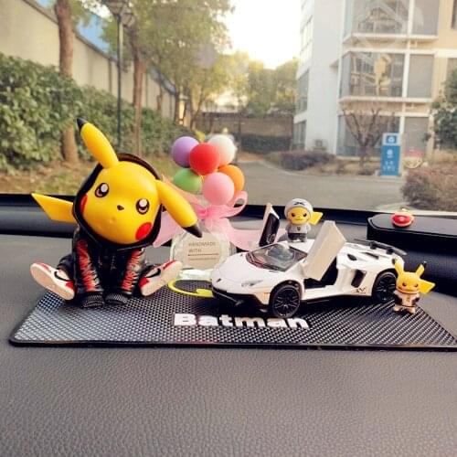 Cute anime doll car decoration car model cartoon hand to do collection car accessories interior perfume boy birthday gift
