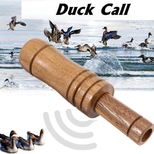 12cm Outdoor Whistle Wooden Hunting Decoy Blowing Attracts Goose Wild Duck Pheasant Caller Sports Entertainment Tools