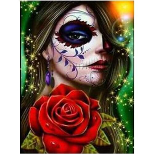 DIY 5D Mosaic Resin Big Eyes Girl Full Drill Round Diamond Painting Kit Rhinestone Drawing for Room Decor Driopshipping