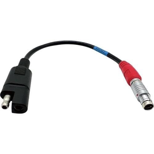 New topcon Power Cable for Topcon GPS HiPer HiPer Lite wired to SAE 2-pin flat connector Topcon GA/GB GR-3 GR5 GB-500 GB 1000