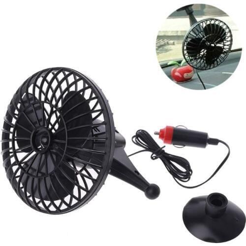 New 12V Powered Mini Truck Car Vehicle Cooling Air Fan Adsorption Summer Gift