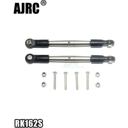 Losi 1/10 Rock Rey Stainless Steel Orthodontic Front Steering Rod With Nylon Rubber Corrugated Metal