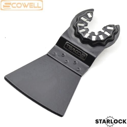 30% Off 2pcs Starlock Oscillating Shovel Knife Blade Bend Offset Scrabble knife For moving Glue Scraper Renovator Tools Parts