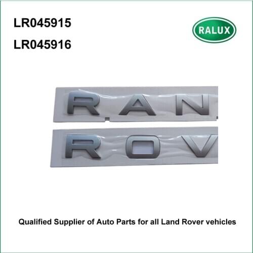LR045915 LR045916 front bonnet car name plate for Range Rover Sport auto brand letter sticker auto parts promotion