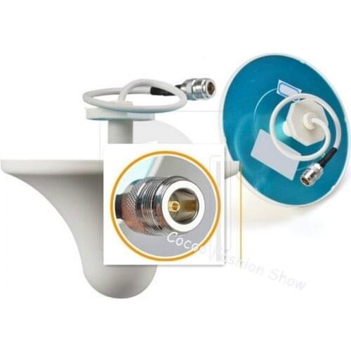 ZQTMAX Omni Ceiling Antenna 806-2500Mhz for 2g 3g 4g Repeater 900 1800 2100 2600 Signal Booster lte umts Signal Amplifier