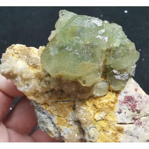 143.8gNatural rare green fluorite cluster mineral specimen stone and CRYSTAL HEALING CRYSTAL QUARTZ GEM home decoration