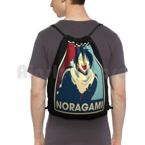 Noragami Yato Supernatural Manga Anime Character Cool Design Backpack Drawstring Bag Riding Climbing Gym Bag Adventure