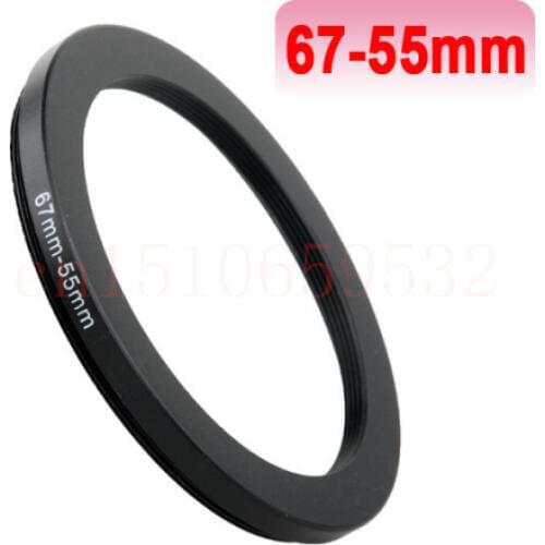 With Tracking number 10pcs Lens ring 67mm-55mm 67-55 67 to 55 mm lens Step Down Filter Ring Stepping Adapter