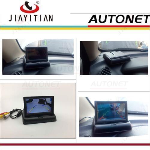 JIAYITIAN backup camera Folded Screen Display/Foldable Car HD TFT LCD Monitor Color Screen Display For Reverse Rear Camera DIY