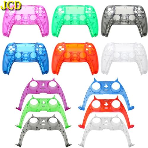 JCD Plastic Skin Shell Case Cover Replacement For PS5 Console Gamepad Protective Cover For Sony PS5 Controller Handle Joystick