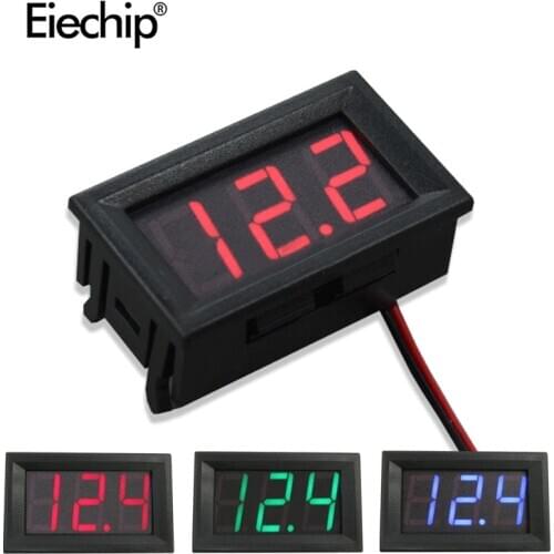 LED display Digital Voltmeter Ammeter DC 100V 10A Blue Red Amp Dual Digital Volt Meter Current Gauge Car Current Monitor Tester