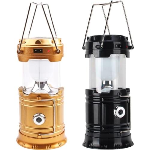 LED Camping Light USB Rechargeable Flashlight Portable Lighting Lantern Lamp Torch Outdoor Camping Light Waterproof Flashlight