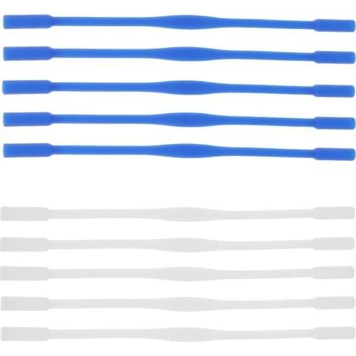 Pack of 10pieces, Kids Silicone Eyeglass Strap Glasses Sunglasses Sports Band Cord Holder