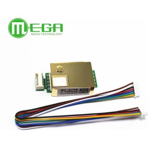 10pcs New MH-Z19 MH-Z19B MH-Z19BC infrared co2 sensor for co2 monitor carbon dioxide sensor UART PWM serial output 0-5000PPM