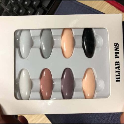 2021 New Fashion Scarf Clip Hijab Pins Plastic Accessory Safety Pins