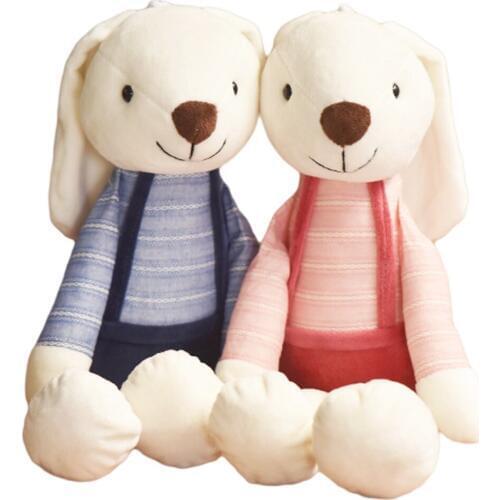 40cm New Rabbit Cartoon Stuffed Animals Bunny Plush Toys Sleeping Dolls for Children Toy Birthday Gifts Kids Free shipping