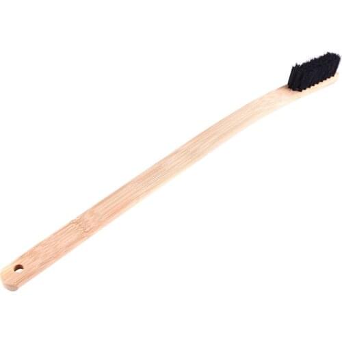 Auto Engine Cleaning Brush Car Rim Wheel Tire Cleaning Multi-function Bamboo Handle Mane Brushes Car Wash Cleaning