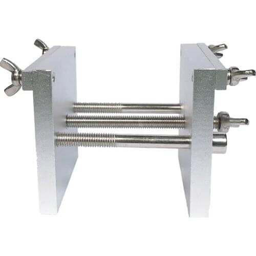Aluminum Alloy Sandpaper Holder DIY Fishing Rod Float Grinding Table Fish Drift Making Tool 80x80MM