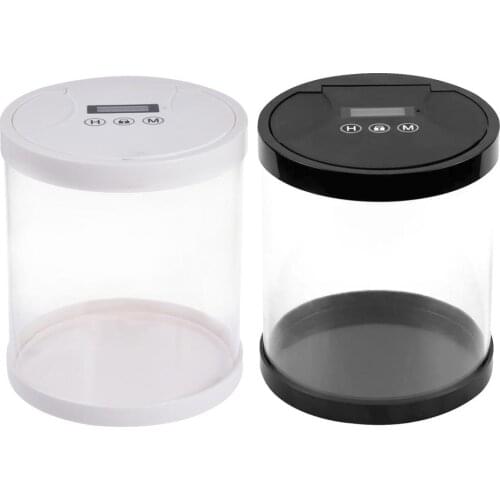 Electronic Time Lock Box Timer Lock Container Multi Function Time Lock Box Bin For Cigarettes Toys Mobile Phones No Battery