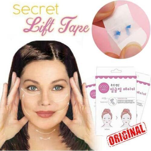 40 pieces / box of Secret Lifting Tape Effective Face Sticking Thin Invisible Chin Sticking Face-Lifting Tool Lifting Glue MP789