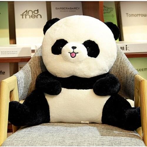 Cartoon Waist Pillow Soft Sofa Cushion Cute Bear Dog Sheep Animal Plush Toy Doll Embrace Pillow Seat Cushion Sleeping Headrest