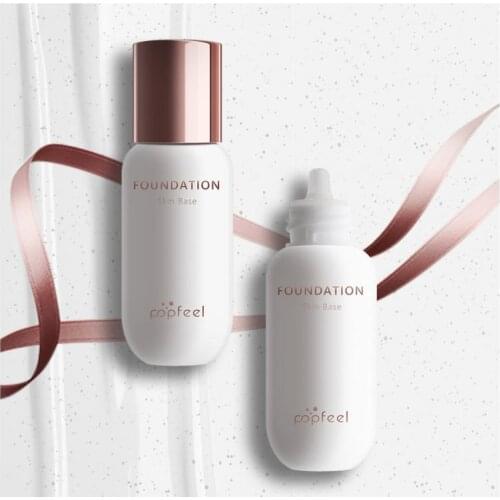 New POPFEEL 30ml Magic Face Foundation Color Changing Liquid Foundation Oil-control Makeup Change Skin Tone Concealer