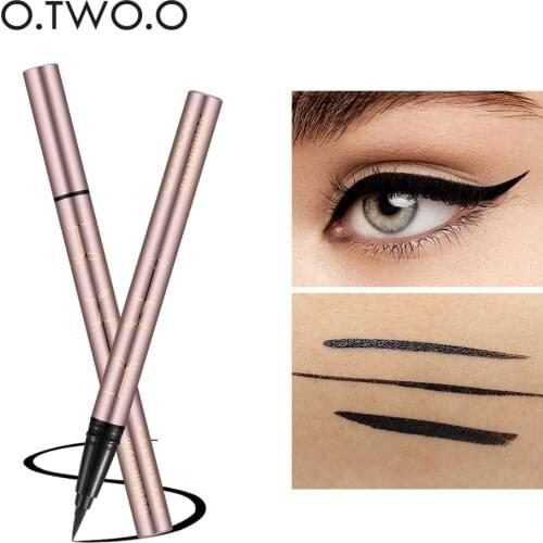 O.TWO.O Black Liquid Eyeliner Cat Style Waterproof Eye Quick Dry Liner Pen Pencil Makeup Cosmetics Tools