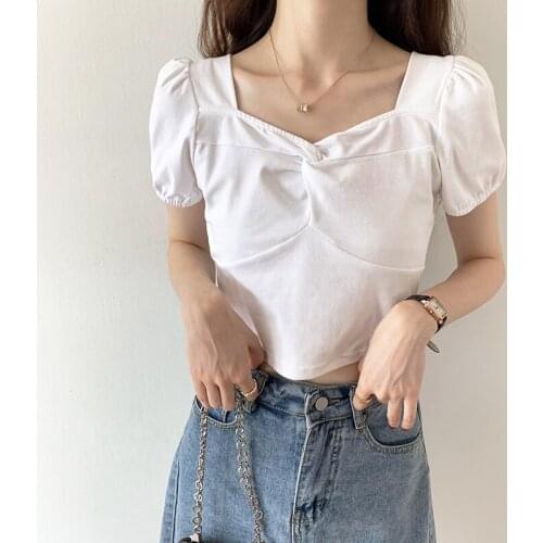 Qingerant Women's Cropped T-shirts