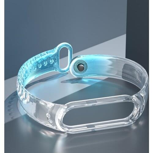 Summer Strap for Mi Band 6 5 4 Silicone Bracelet Replacement Wristband for Xiaomi Miband5 Miband4 Miband3 Smartwatch Accessories