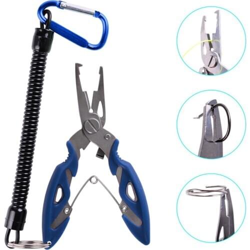 Fishing Plier Scissor Braid Line Lure Cutter Hook Remover Tackle Tool Cutting Fish Use Tongs Black Blue Orange Scissors