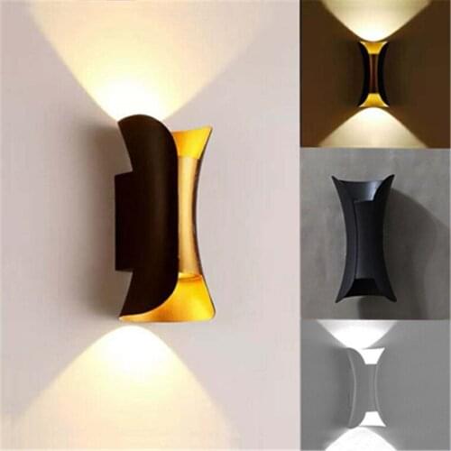 Modern minimalist LED wall lamp 6W 10W 20W 30W indoor/outdoor waterproof wall lamp garden lighting