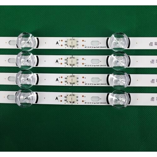 100% NEW 8 PCS(4*A,4*B) LED strips substituted new for LG INNOTEK DRT 3.0 42"-A/B Type 6916L 1709B 1710B 1957E 1956E 6916L-1956A