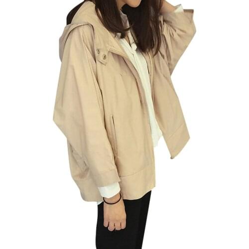 TangWindVisual Women's Short Trench Coats