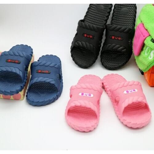 Mazefeng Unisex Home Slippers Summer Indoor Floor Non-slip Slippers Couple Family Women Men Hotel Bathroom Bath Sandal Slippers