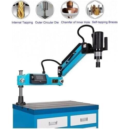 CE 220V M3-M24 Blue Color Universal Type Electric Tapping Machine Electric Tapper Tapping Machine-working Taps Threading Machine