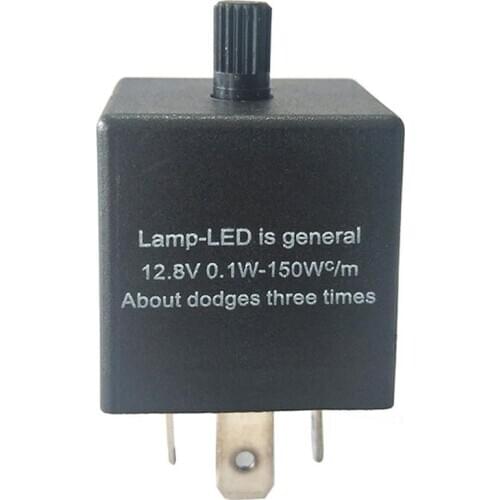 High Quality Adjustable 3 Pin LED Electronic Flasher Relay 3 Pin LED Automotive Electronic Flash Relay Car Relay CF14 JL-02