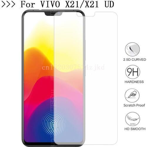 Protective Glass On For VIVO X21 X21I Tempered Glas vivo X21 UD Toughned Protect Screen Protector Cover Protection Film