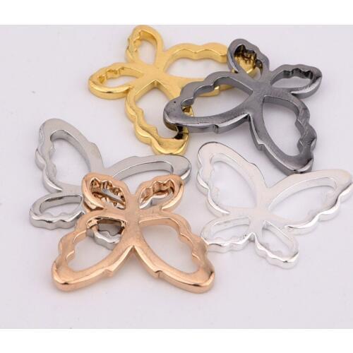 20pcs ZHU RU 15*12mm Animal protection beautiful butterfly Flying wing elf Charms Pendant fit Necklace Jewelry Accessories DIY